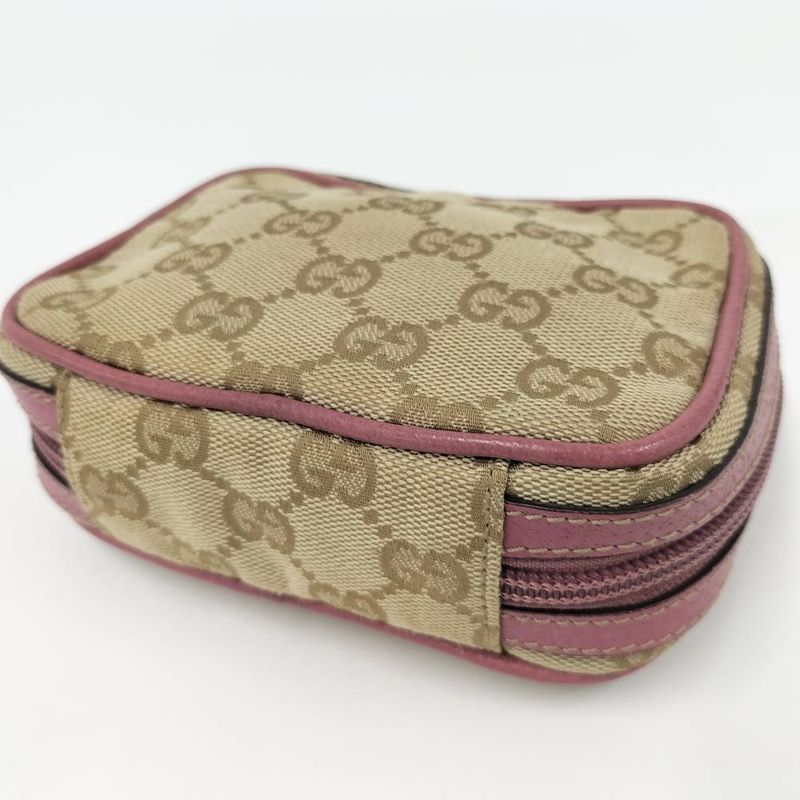 Gucci Pouch GG Canvas Beige