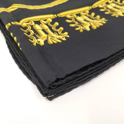 Hermes Carre 90 Scarf les Cavaliers D'or Golden Knight Silk