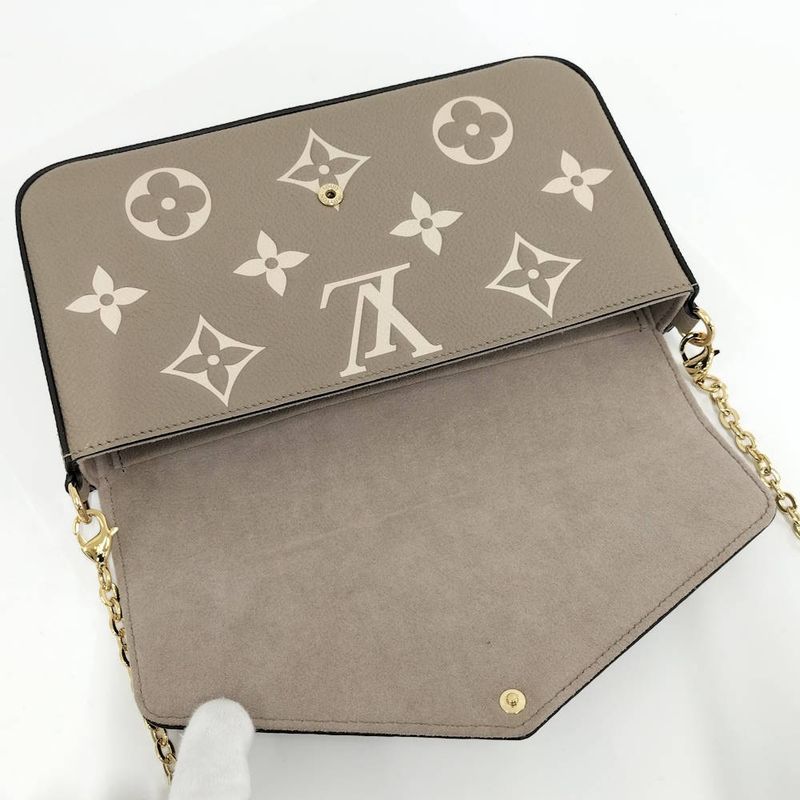 Louis Vuitton Pochette Felicie Tourtler Chain Shoulder Bag Monogram Empreinte