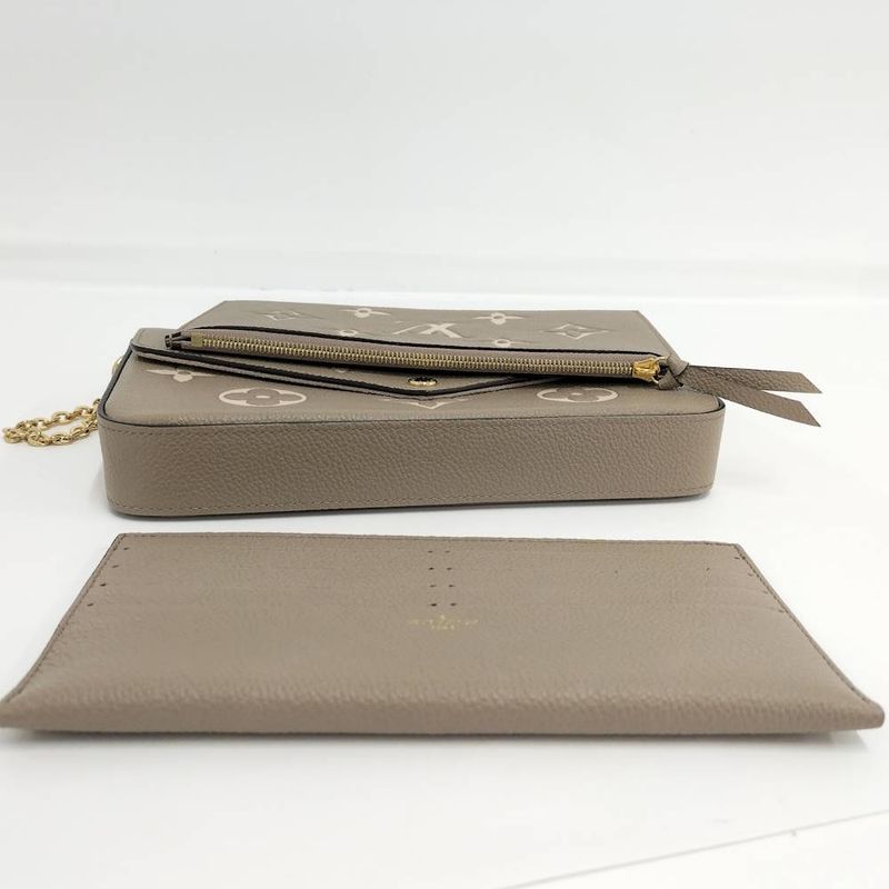 Louis Vuitton Pochette Felicie Tourtler Chain Shoulder Bag Monogram Empreinte