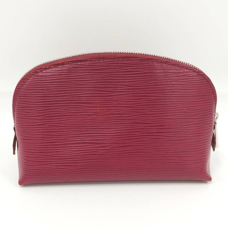Louis Vuitton Pochette Cosmetic Pouch Epi Red