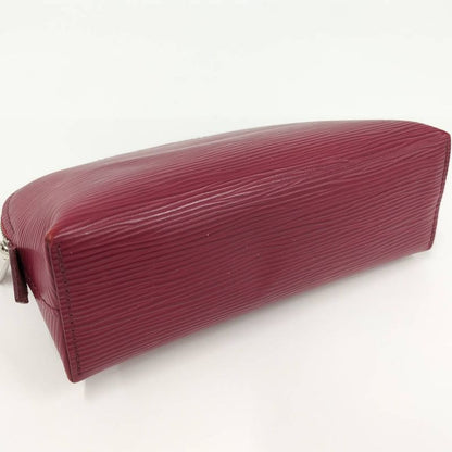 Louis Vuitton Pochette Cosmetic Pouch Epi Red