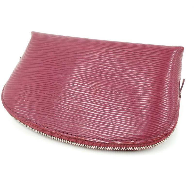 Louis Vuitton Pochette Cosmetic Pouch Epi Red