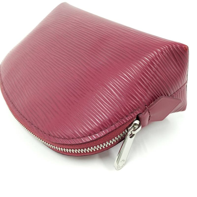 Louis Vuitton Pochette Cosmetic Pouch Epi Red