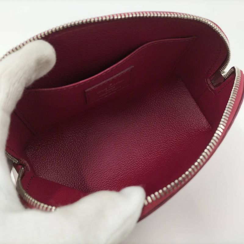 Louis Vuitton Pochette Cosmetic Pouch Epi Red