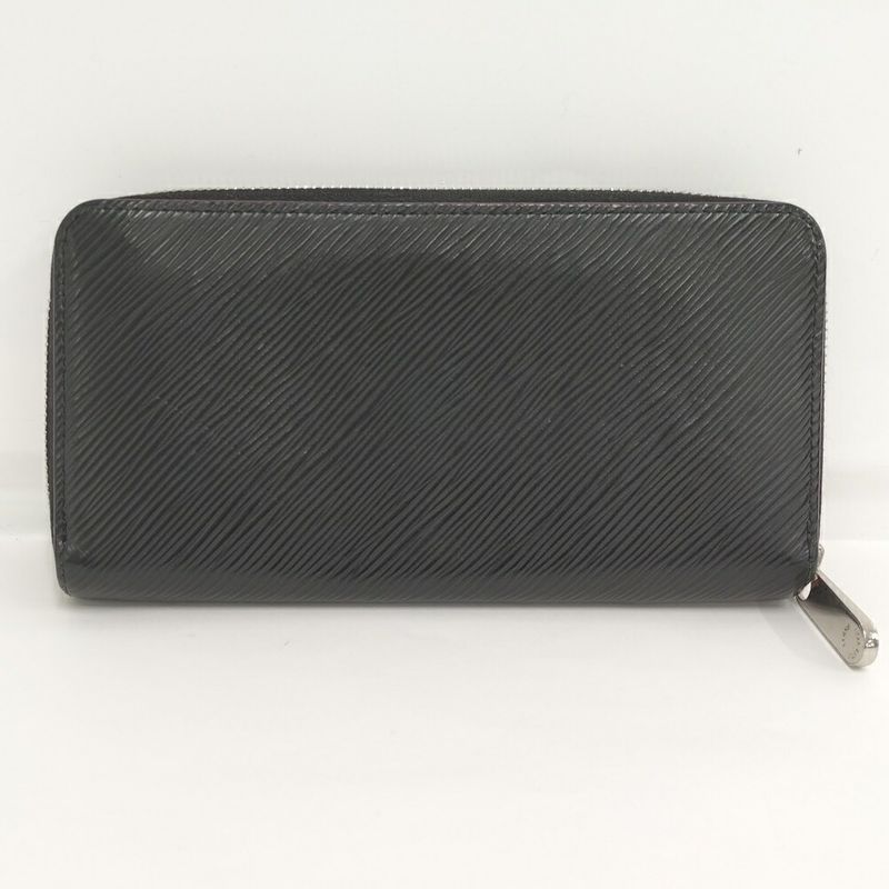 Louis Vuitton Zip Around Wallet Zippy Epi Noir Black