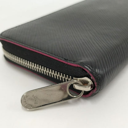 Louis Vuitton Zip Around Wallet Zippy Epi Noir Black