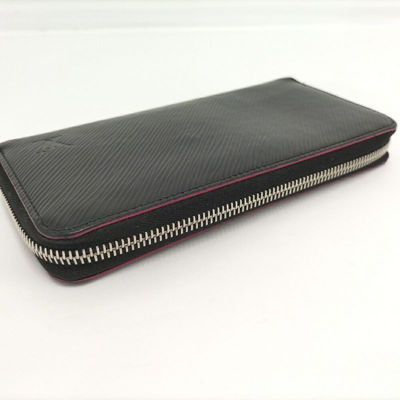 Louis Vuitton Zip Around Wallet Zippy Epi Noir Black