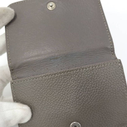 Balenciaga Trifold Compact Wallet Leather Gray