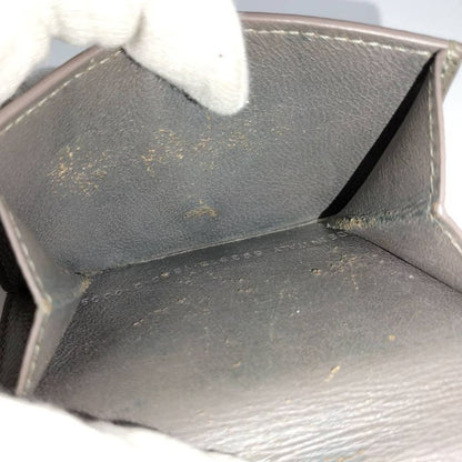 Balenciaga Trifold Compact Wallet Leather Gray