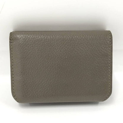 Balenciaga Trifold Compact Wallet Leather Gray