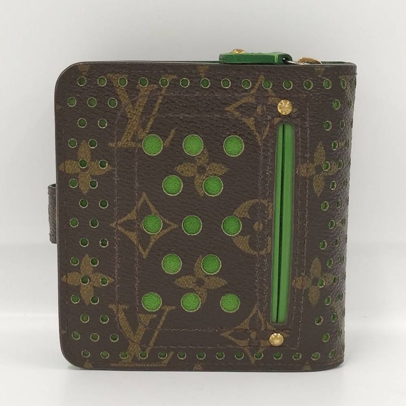 Louis Vuitton Compact Zip Veil Bifold Wallet Monogram Perfo