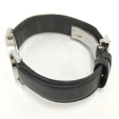 Gucci Watch SS Quartz Leather Black Dial