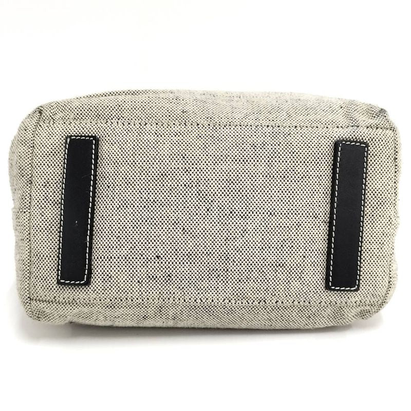 Prada Tote Sports Canvas Leather Gray
