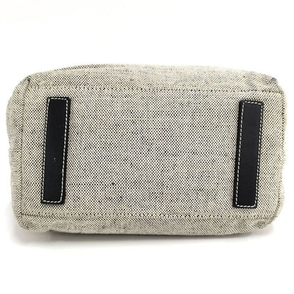Prada Tote Sports Canvas Leather Gray