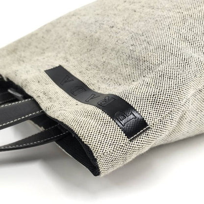 Prada Tote Sports Canvas Leather Gray