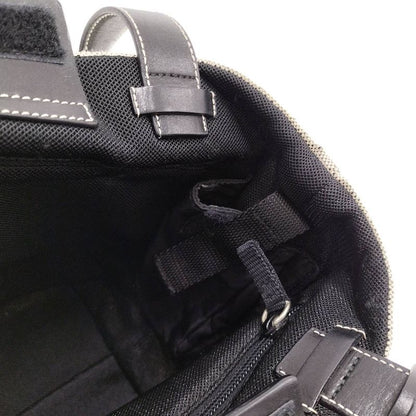 Prada Tote Sports Canvas Leather Gray