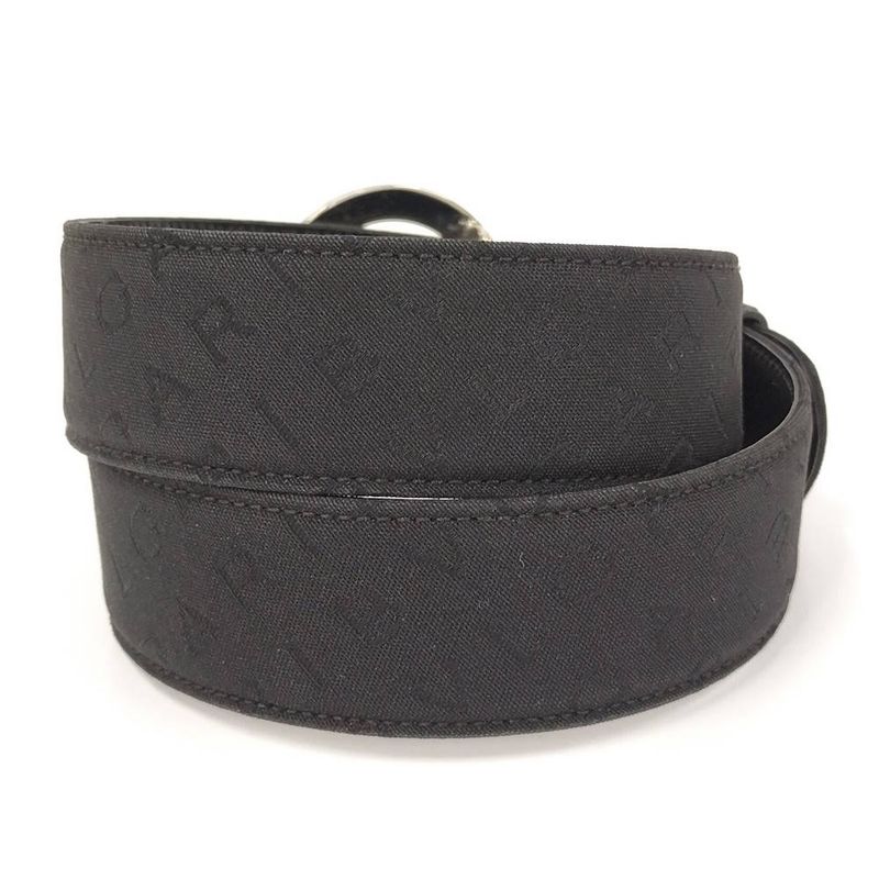 Bvlgari Logo Mania Belt Leather Black 105 42
