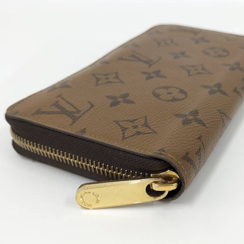 Louis Vuitton Zippy Wallet Zip Around Monogram Reverse