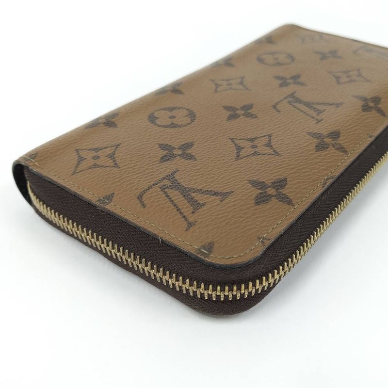 Louis Vuitton Zippy Wallet Zip Around Monogram Reverse