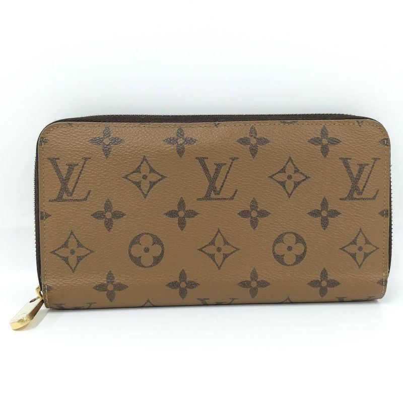 Louis Vuitton Zippy Wallet Zip Around Monogram Reverse