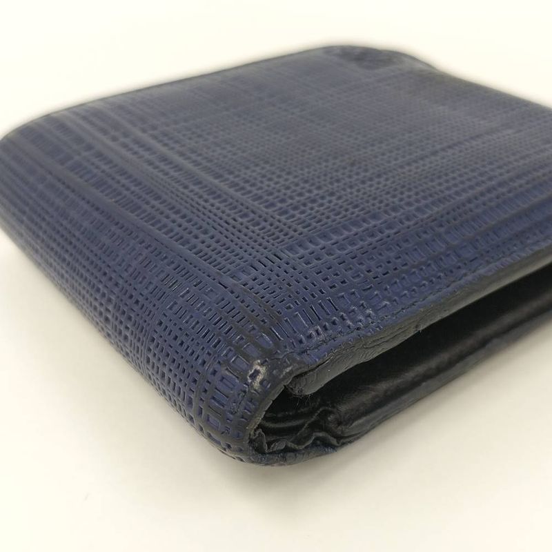 Loewe Bifold Wallet Leather Navy