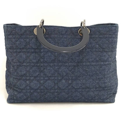 Dior Lady Handbag Denim Blue