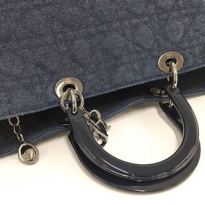 Dior Lady Handbag Denim Blue