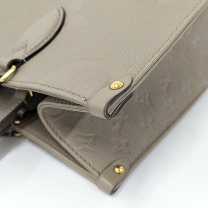 Louis Vuitton on the Go MM 2-Way Shoulder Bag Monogram Empreinte Tourterelle