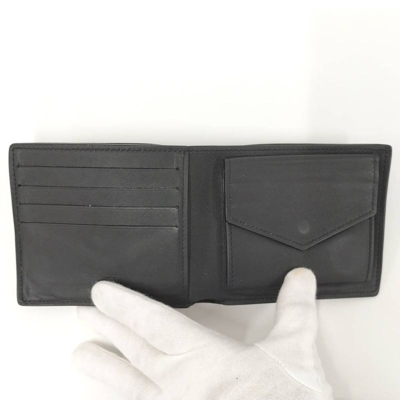 Louis Vuitton LV Aerogram Portefeuille Marco Bifold Wallet Leather Black