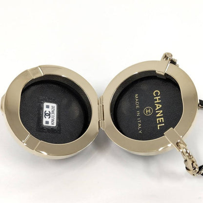 Chanel Mini Bag Charm Quilted Lambskin Leather Black