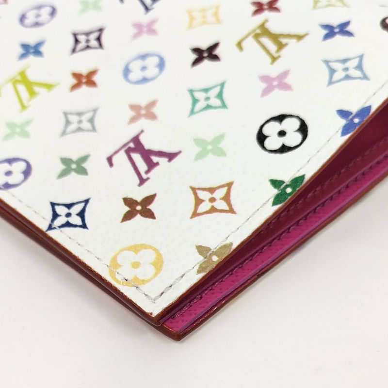 Louis Vuitton Takashi Murakami Collaboration LV Tm Passport Cover Couverture NM