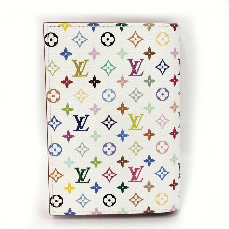 Louis Vuitton Takashi Murakami Collaboration LV Tm Passport Cover Couverture NM