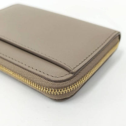 Loewe Zip Coin Bath Leather Beige Wallet