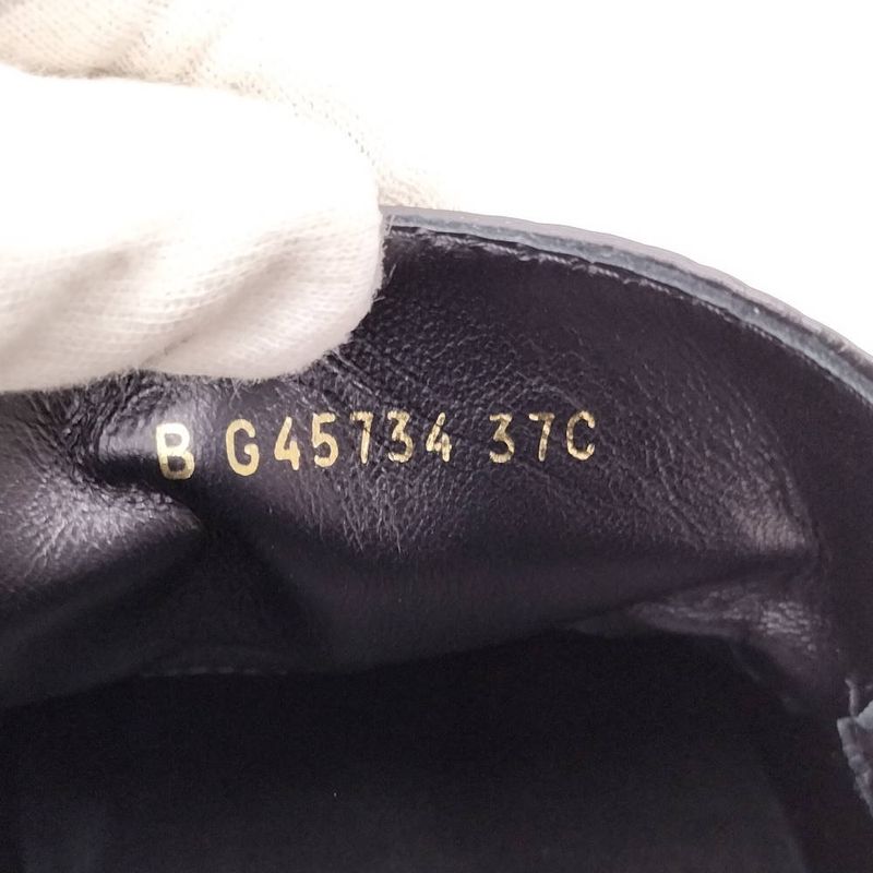 Chanel Loafers Leather Black List 37c