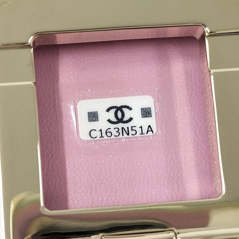 Chanel Mini Bag Charm Quilted Lambskin Pink