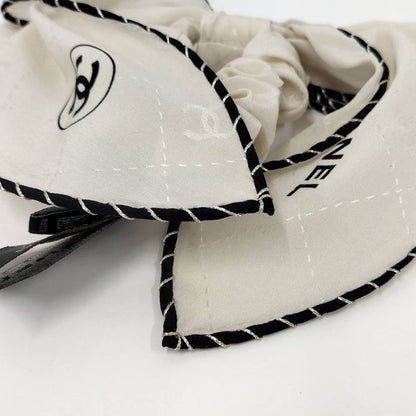 Chanel Scrunchie Ribbon CC Logo Hair Clip