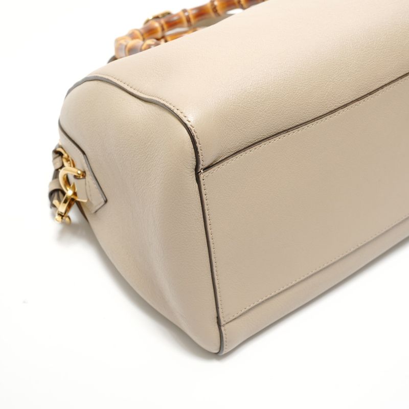 Gucci Handbag GG Diana Bamboo Leather