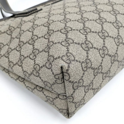 Gucci Shoulder Bag GG Supreme Leather Beige