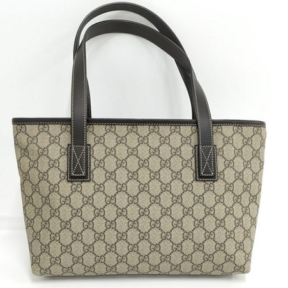 Gucci Shoulder Bag GG Supreme Leather Beige