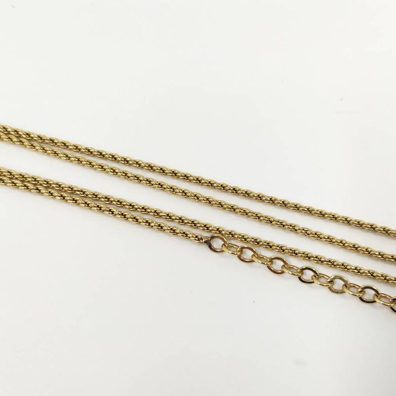 Dior Necklace Plated Gold