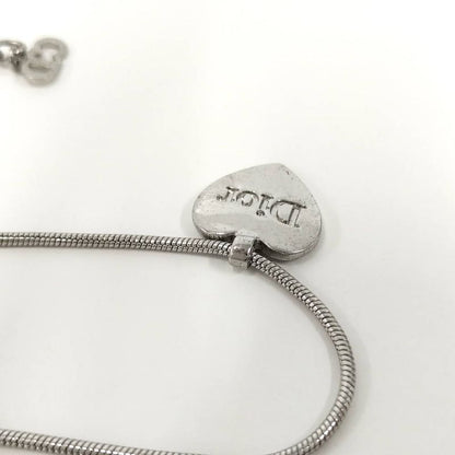 Dior Necklace Heart Silver Color Plated