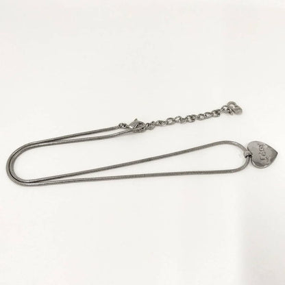 Dior Necklace Heart Silver Color Plated