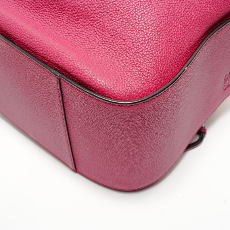 Loewe Handbag Hammock Leather Red