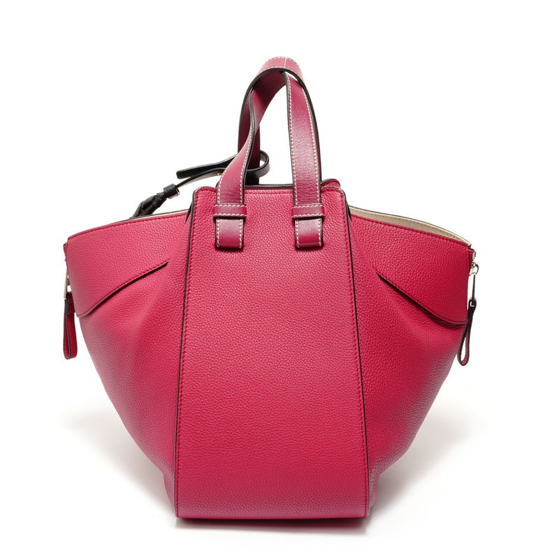 Loewe Handbag Hammock Leather Red