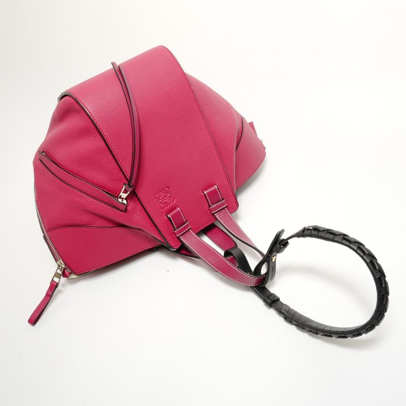 Loewe Handbag Hammock Leather Red