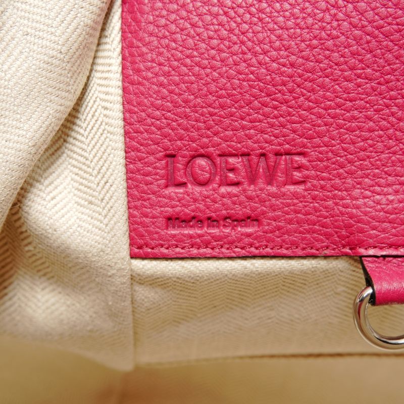 Loewe Handbag Hammock Leather Red