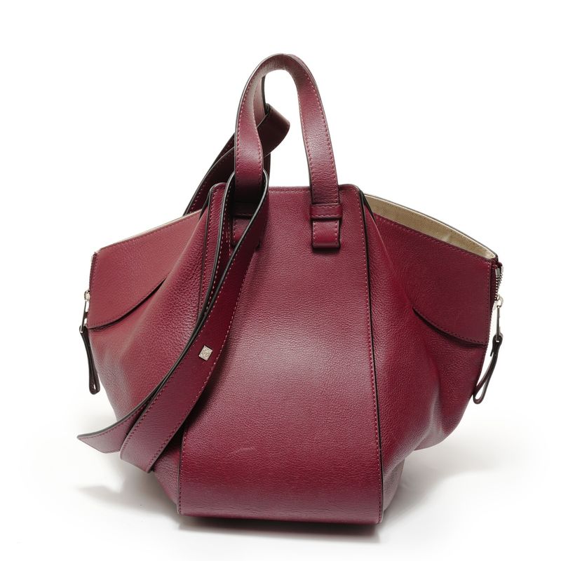 Loewe Handbag Hammock Leather Bordeaux