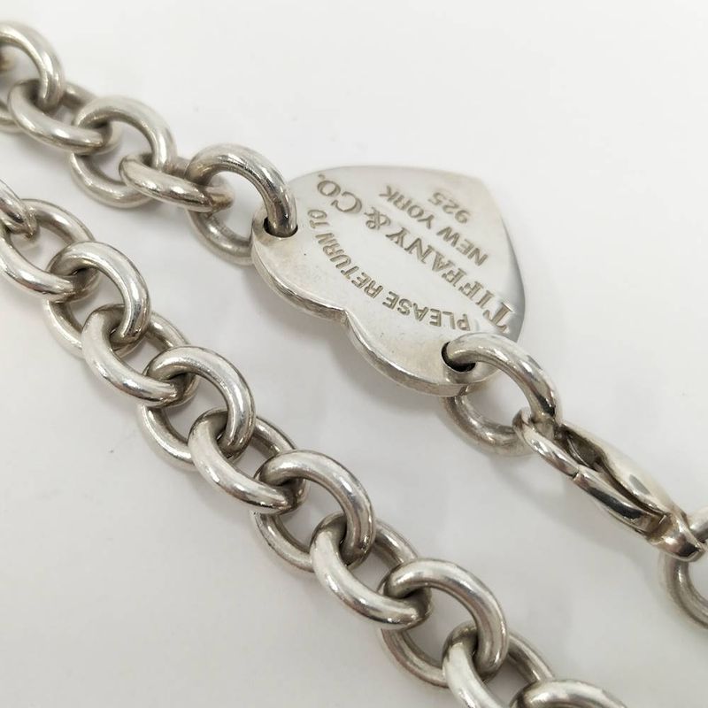 Tiffany & Co Return to Heart Choker Necklace Silver
