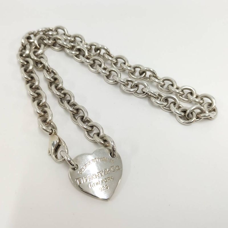 Tiffany & Co Return to Heart Choker Necklace Silver